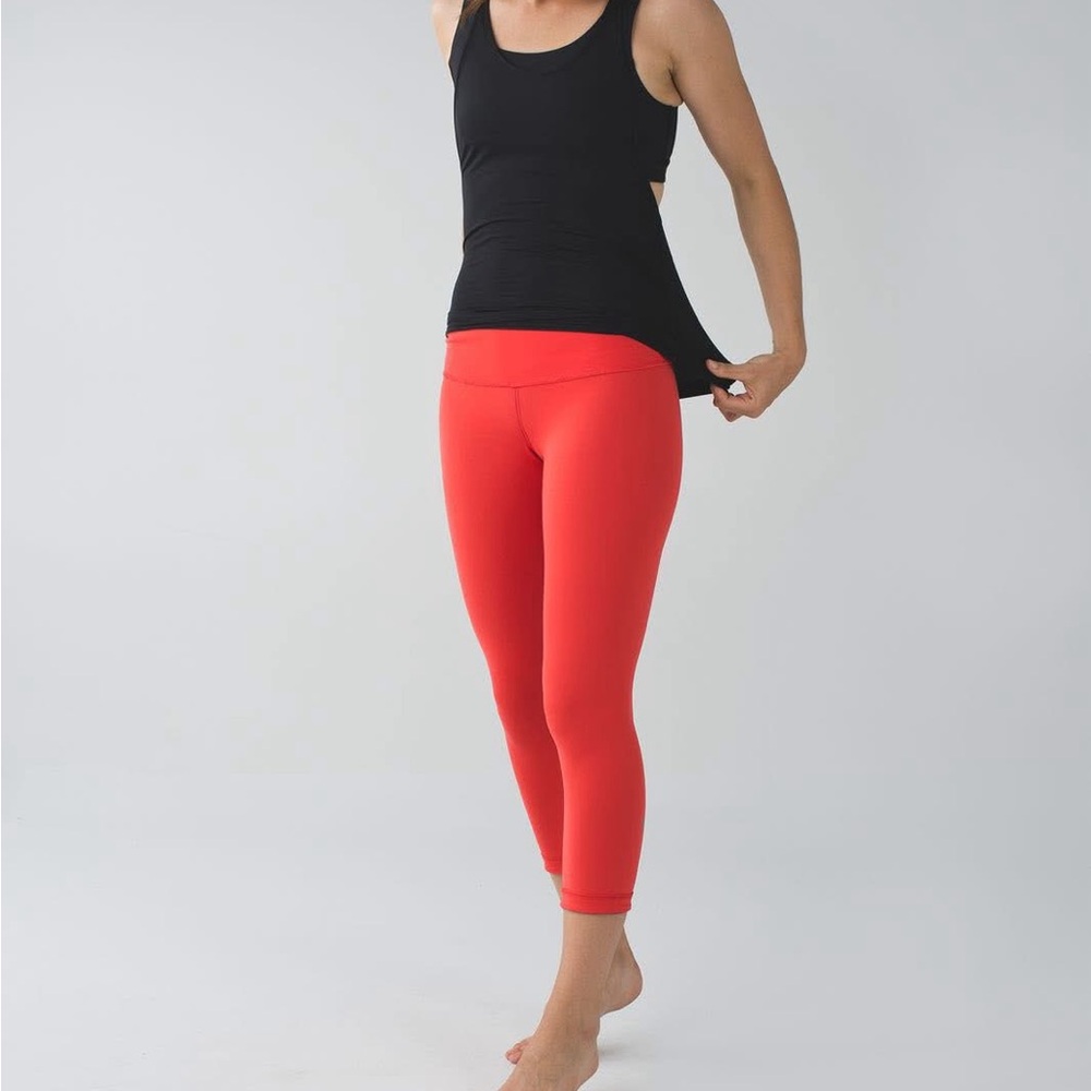 Women's Red Leggings